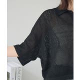 ペイズリー柄メッシュカーデ | RETRO GIRL | 詳細画像28 