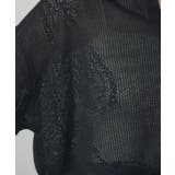 ペイズリー柄メッシュカーデ | RETRO GIRL | 詳細画像30 