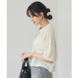 ペイズリー柄メッシュカーデ | RETRO GIRL | 詳細画像9 