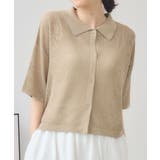 BEG0 | ペイズリー柄メッシュカーデ | RETRO GIRL