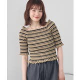 P/BLK | アソートギャザーカットソー | RETRO GIRL