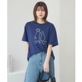 コード刺繍アニマルTEE | RETRO GIRL | 詳細画像6 