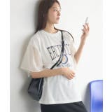 WHT2 | 袖切替BIGTEE | RETRO GIRL