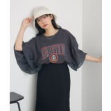 GRY0 | 袖切替BIGTEE | RETRO GIRL