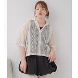 WHT4 | スキッパーメッシュCT | RETRO GIRL