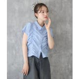 フロントギャザーブラウス | RETRO GIRL | 詳細画像3 