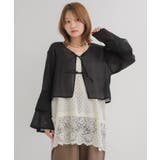 BLK1 | フリルスリーブリボンBL | RETRO GIRL