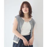 フェイクレイヤードニットベスト | RETRO GIRL | 詳細画像8 