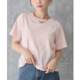 PNK0 | チビロゴ刺繍コンパクトTシャツ | RETRO GIRL