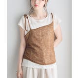 BRN0 | 【セットアイテム】肩リボンキャミ×カットセット | RETRO GIRL