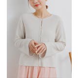 WHT4 | カットリブカーディガン | RETRO GIRL