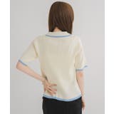 配色５分袖カーディガン | RETRO GIRL | 詳細画像14 
