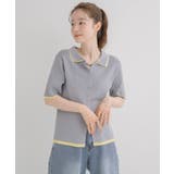 配色５分袖カーディガン | RETRO GIRL | 詳細画像16 