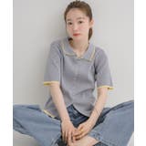 配色５分袖カーディガン | RETRO GIRL | 詳細画像24 