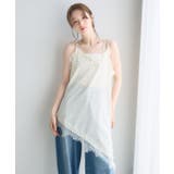 P/WHT | イレヘムレース切替ワンピース | RETRO GIRL