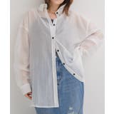 WHT2 | シアービッグシャツ | RETRO GIRL