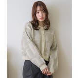 ツイード風襟付きカーデ | RETRO GIRL | 詳細画像24 