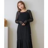 レースレイヤードロングOP | RETRO GIRL | 詳細画像10 