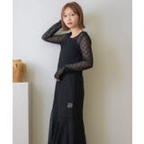 レースレイヤードロングOP | RETRO GIRL | 詳細画像13 