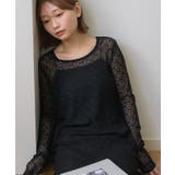 レースレイヤードロングOP | RETRO GIRL | 詳細画像2 