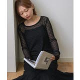 レースレイヤードロングOP | RETRO GIRL | 詳細画像3 