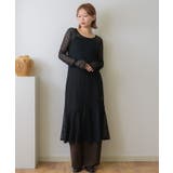 レースレイヤードロングOP | RETRO GIRL | 詳細画像5 