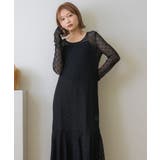 レースレイヤードロングOP | RETRO GIRL | 詳細画像9 