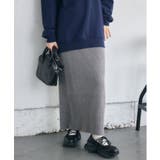 GRY0 | リブニットナローSK | RETRO GIRL