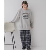 フロッキープリントトレーナー | RETRO GIRL | 詳細画像12 