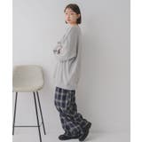 フロッキープリントトレーナー | RETRO GIRL | 詳細画像15 