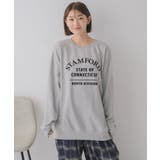 フロッキープリントトレーナー | RETRO GIRL | 詳細画像16 