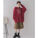 フロッキープリントトレーナー | RETRO GIRL | 詳細画像4 