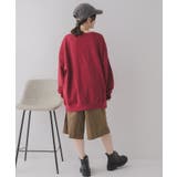 フロッキープリントトレーナー | RETRO GIRL | 詳細画像6 