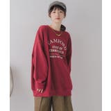 フロッキープリントトレーナー | RETRO GIRL | 詳細画像8 