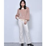 ■RETRO GIRL■ 配色リブ編みニット | RETRO GIRL | 詳細画像6