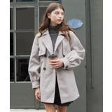 共ベルト付ケープコート | RETRO GIRL | 詳細画像1