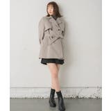 共ベルト付ケープコート | RETRO GIRL | 詳細画像20