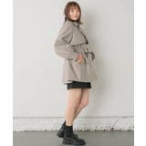 共ベルト付ケープコート | RETRO GIRL | 詳細画像21