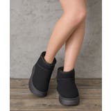 BLK1 | 厚底ショートムートン | RETRO GIRL