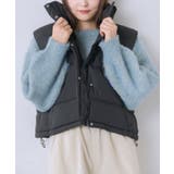 BLK1 | 中綿ベスト ■レトロガール■ファイバーダウンベスト | RETRO GIRL