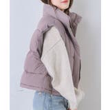 PNK0 | 中綿ベスト ■レトロガール■ファイバーダウンベスト | RETRO GIRL