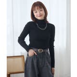 【WEB限定カラー追加】リブハイネックニット | RETRO GIRL | 詳細画像31 