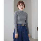 【WEB限定カラー追加】リブハイネックニット | RETRO GIRL | 詳細画像41 