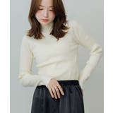 WHT4 | 【WEB限定展開あり】リブハイネックニット | RETRO GIRL