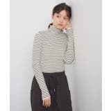 P/WHT | 【WEB限定カラー追加】リブハイネックニット | RETRO GIRL