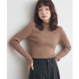BRN0 | 【WEB限定カラー追加】リブハイネックニット | RETRO GIRL