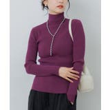 PPL0 | 【WEB限定カラー追加】リブハイネックニット | RETRO GIRL