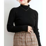 BLK1 | リブタートルニット ■レトロガール■着回し抜群/リブニット/インナー | RETRO GIRL