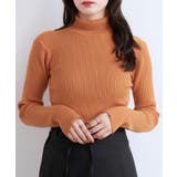 ORG0 | リブタートルニット ■レトロガール■着回し抜群/リブニット/インナー | RETRO GIRL