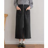 BLK1 | 前ジップナローSK | RETRO GIRL